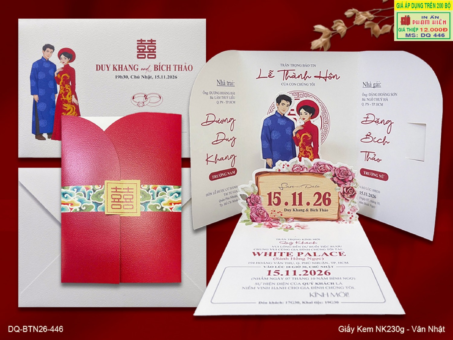 THIỆP CƯỚI BTD102-446