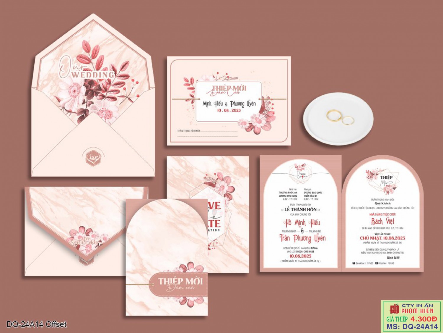 THIỆP CƯỚI 24A14