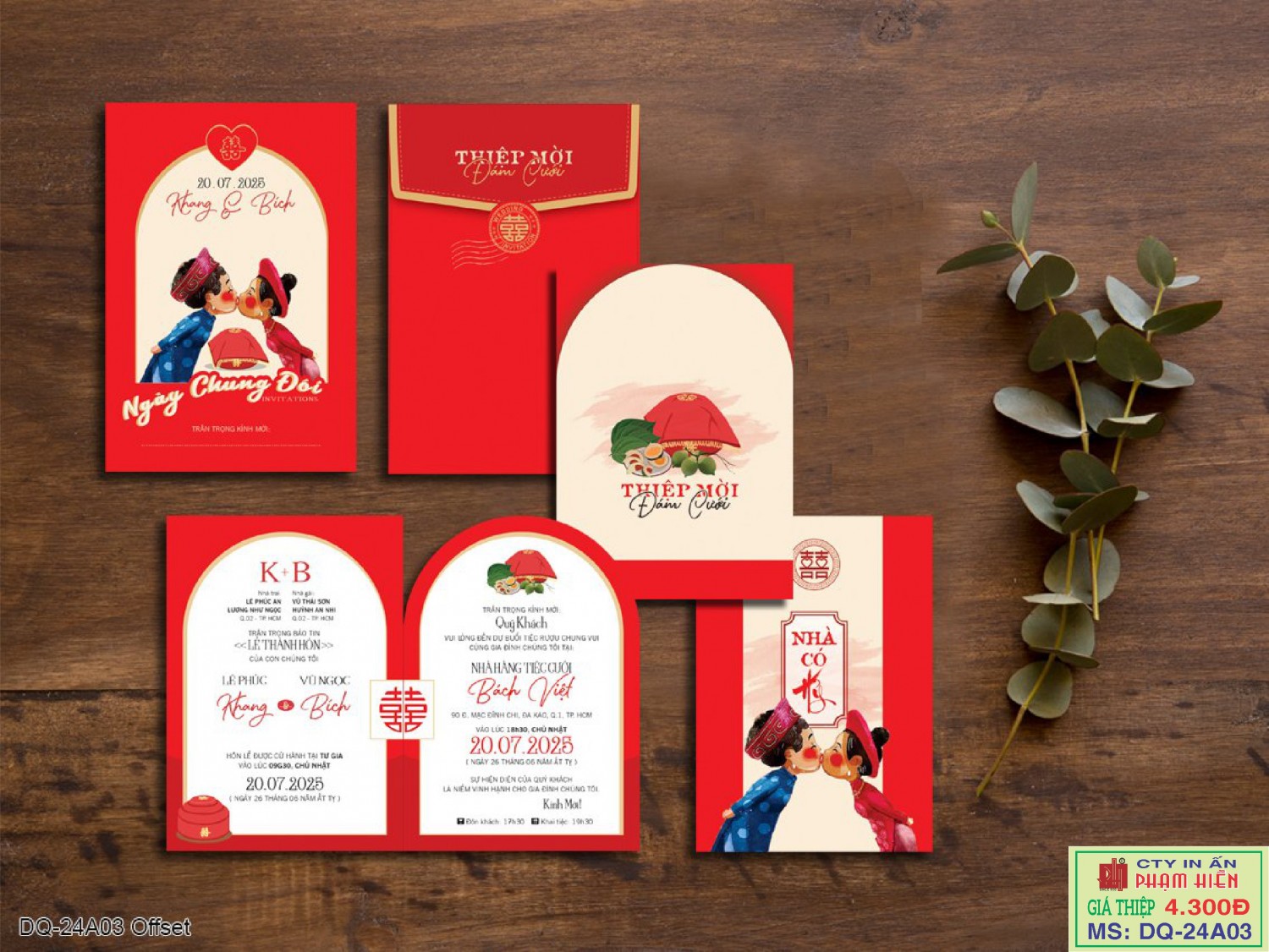 THIỆP CƯỚI 24A03