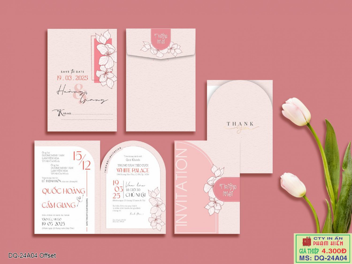 THIỆP CƯỚI 24A04